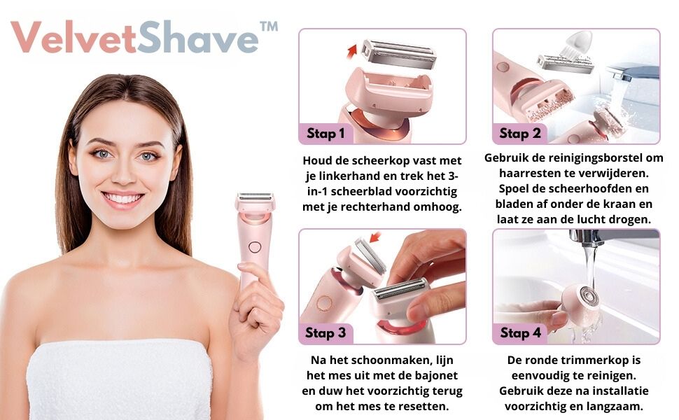 VelvetShave™ | Voor een Zijdezachte en Irritatievrije Huid