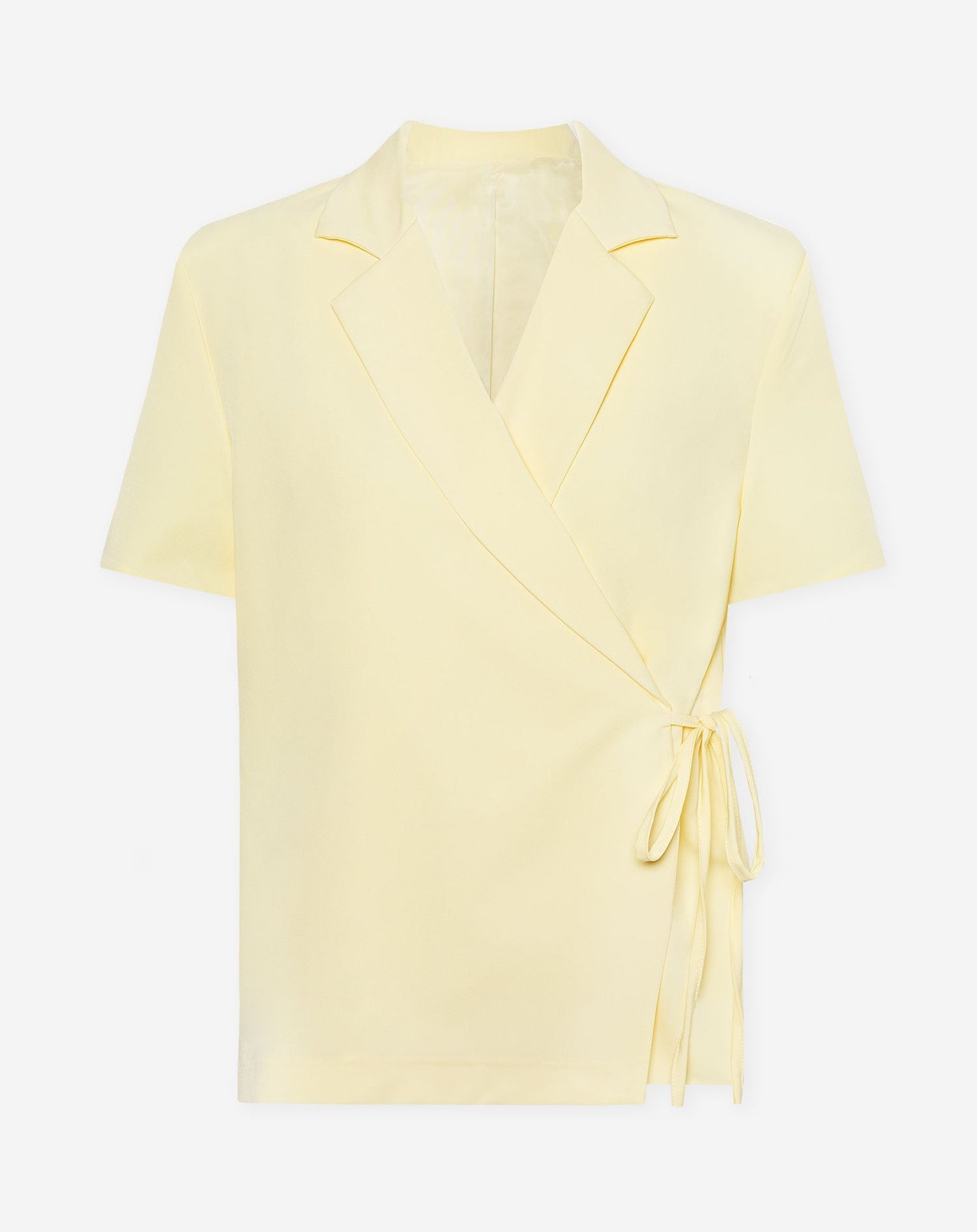 ZOEY WRAP UP SHORT SLEEVE BLAZER BOTERGEEL