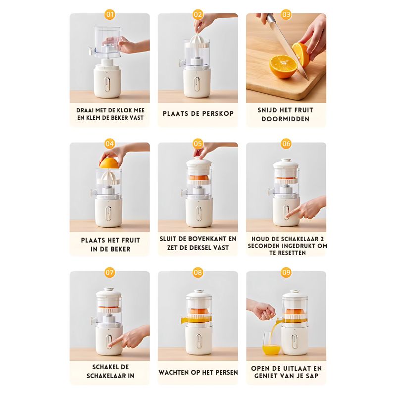 ZestPure™ – Elke dag vers sap, moeiteloos geperst