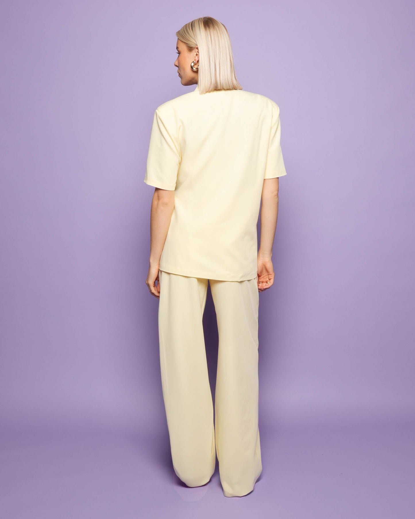 ZOEY WRAP UP SHORT SLEEVE BLAZER BOTERGEEL