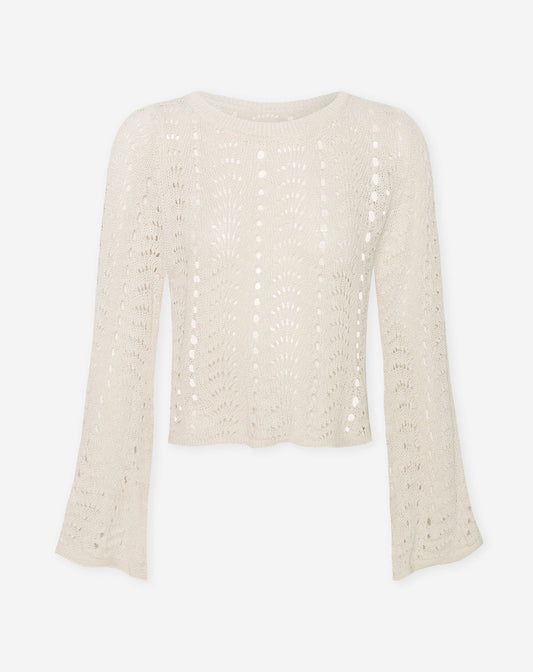 ARYA CROCHET TOP BEIGE