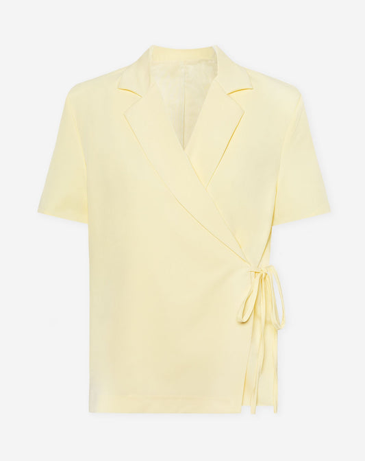ZOEY WRAP UP SHORT SLEEVE BLAZER BOTERGEEL