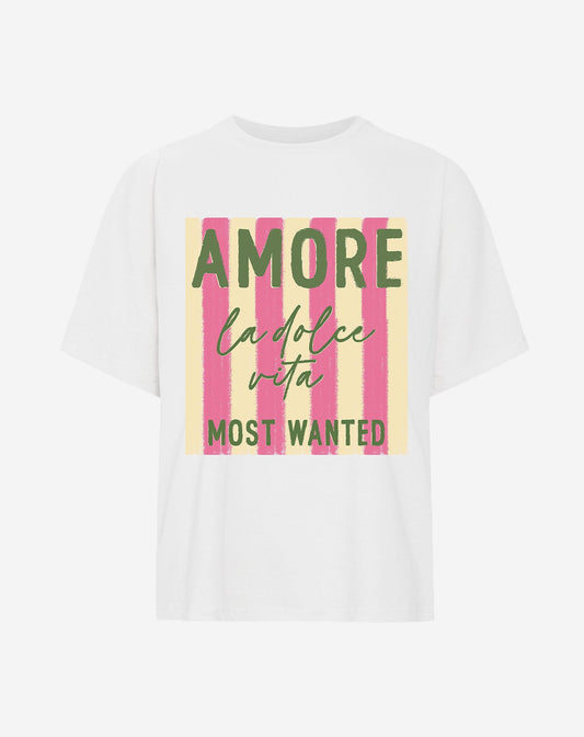 AMORE OVERSIZED TEE CRÈME