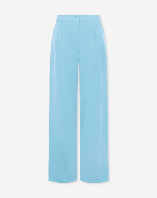 ZOEY STRAIGHT LEG PANTALON LICHTBLAUW
