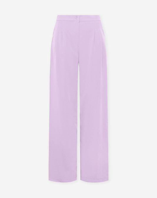 ZOEY STRAIGHT LEG PANTALON LILA