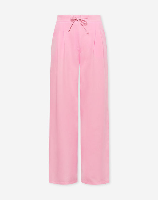 ZOEY ELASTIC STRAIGHT LEG PANTALON ROZE