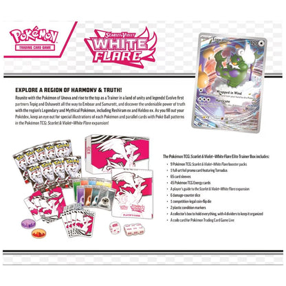 NIEUW: Scarlet & Violet White Flare Elite Trainer Box